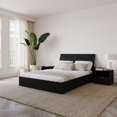 thumbnail image 4 of Nexera Porter 4-Piece Reversible Storage Bedroom Set, Black, Queen, 4 of 8