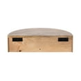 thumbnail image 5 of Kate and Laurel Reid Modern Wooden Floating Side Table, 20 x 11 x 6, Natural Brown, Contemporary Wood Floating Nightstand  with Drawer for Extra Storage and Added Functionality, 5 of 10