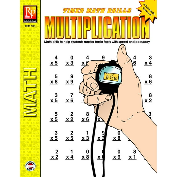 TIMED MATH DRILLS MULTIPLICATION Walmart Walmart Timed math drills multiplication walmart walmart