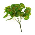 thumbnail image 1 of Bearachild 2 uds hojas de plantas de simulación decoración de plantas verdes de plástico para sala de estar balcón Oficina decoración de flores de Jardín y Patio 7 Köpfe 36 Blätter Bearachild HA005100-01, 1 of 6