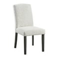 thumbnail image 2 of Everly Dining Chair 2-Pack in Oyster Gray Fabric with Gray Washed Legs, 2 of 9