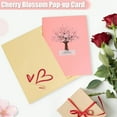 thumbnail image 6 of SwiftPulse 3D Pop Up Aniversary Card with Cherry Tree, Pop Up Lovers Wedding Card, Birthday Cards for Wife, Husband, Lovers, Couple, Romantic Valentines Day Cards, Greeting Cards for Mothers Day, 6 of 16