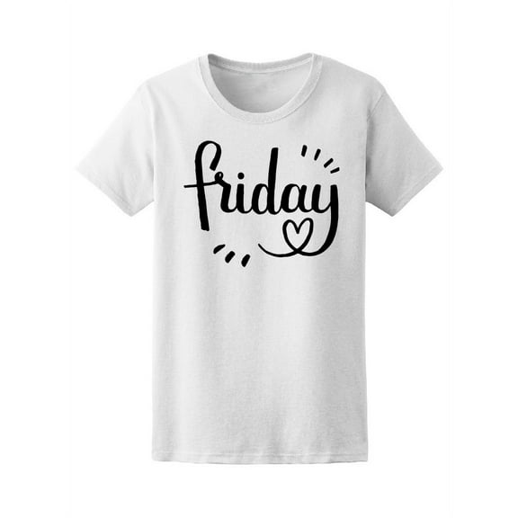 Frinday Hand Drawn Tee Women's -Image by Shutterstock