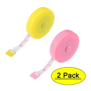 2pcs Measuring Tape 1.8M/70-inch Round Retractable Tailors Tape Measure  Pocket Size for Body, Fabric, Sewing and Crafts Measurements, Blue 