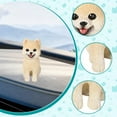 thumbnail image 6 of WLPZXP Pomeranian Dog Figurine Cute Home Decoration Ornament for Tabletop Desk Home Apricot, 6 of 9