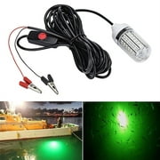 TSC Fishing Light LED Submersible Underwater Fish Finder Lamp with 16.5 ft Cord, Crappie, Snook, Fish Attractor