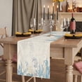 thumbnail image 2 of Table Runners 108 Inches Long Dress Scarves, Blue Seahorse Coastal Farmhouse Coffee/Dining/Kitchen Table Runner for Living Room, Summer Beach Nautical Ocean Coral Vintage 13x108 Inch, 2 of 9