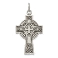thumbnail image 1 of FB Jewels Sterling Silver Antiqued Irish Cross Pendant, 1 of 4