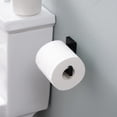 thumbnail image 2 of Portarrollos de papel higiénico de pared de acero inoxidable SUS304, color negro mate, 2 of 5