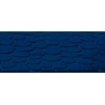 thumbnail image 3 of Gorgeous Home Linen 3-Piece Memory Foam Bathroom Rug Set, Non-Slip Embossed Cobblestone Pebble, Navy Blue, 3 of 5