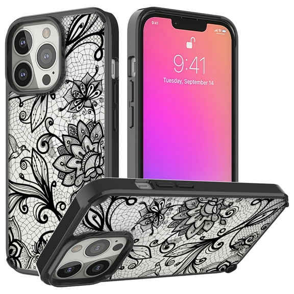 For Iphone 13 Pro Tattoo Design Clear Bumper Hybrid Case Cover - Tattoo E