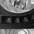 thumbnail image 6 of Spec-D Tuning 1PC Black Housing Clear Lens LED Strip Headlights Compatible with 1999-2002 Chevy Silverado 1500 2500, 2001-2002 Chevy 3500, 2000-2006 Chevy Suburban, L+R Pair Head Light Lamp Assembly, 6 of 7