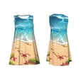 thumbnail image 7 of Haiem Tropical Beach With Starfish for Women’s Summer Dresses – Casual Sleeveless Tank Loose Sundress, Lightweight Beach Dress, 7 of 7