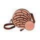 thumbnail image 1 of SET de 2 Piezas: BOLSA y MONEDERO en forma de PAN DE CONCHA FRESA, Redonda, Cross-Body, PAN DE DULCE, Correa Cruzada y Ajustable, Vini Piel, Moda Kawaii, Color Rosa., 1 of 5