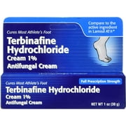 (4 pack) Taro Terbinafine Hydrochloride 1% Athletes Foot Treatment, Antifungal Cream for Skin, Effective Anti Fungal Cream for Athletes Foot Relief and Skin Health, 1 oz Tube