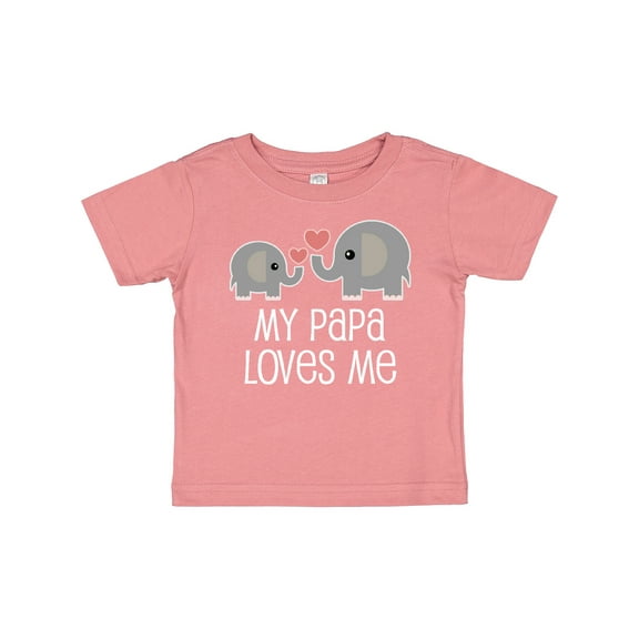 Inktastic My Papa Grandpa Loves Me Boys or Girls Baby T-Shirt