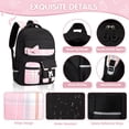 thumbnail image 6 of Gynky School Backpack School Bookbag for Middle School Students Book Bag for Elementary Primary Kawaii Backpack, Black, 6 of 9