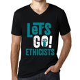 thumbnail image 1 of T-Shirt Graphique pour Hommes Col en V Let's Go Ethilists Éco-Responsable Édition Limitée Tee-Shirt Manches Courtes Vintage Cadeau d'Anniversaire Original, 1 of 7