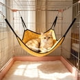 thumbnail image 7 of AYktou Cat Hammock, Breathable Cat Bed Hanging Lounger, Foolproof Foldable Hanging Pet Bed, 19.7×15.7 Inch Under Chair Hammock Cradle Washable Cat Hammock Cats Sleeping Basket, 7 of 7