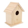 thumbnail image 1 of Casa de Pájaros, Inacinada Casa de Pájaros Pintable de Madera Compuesta Segura Para Descansar, 1 of 7