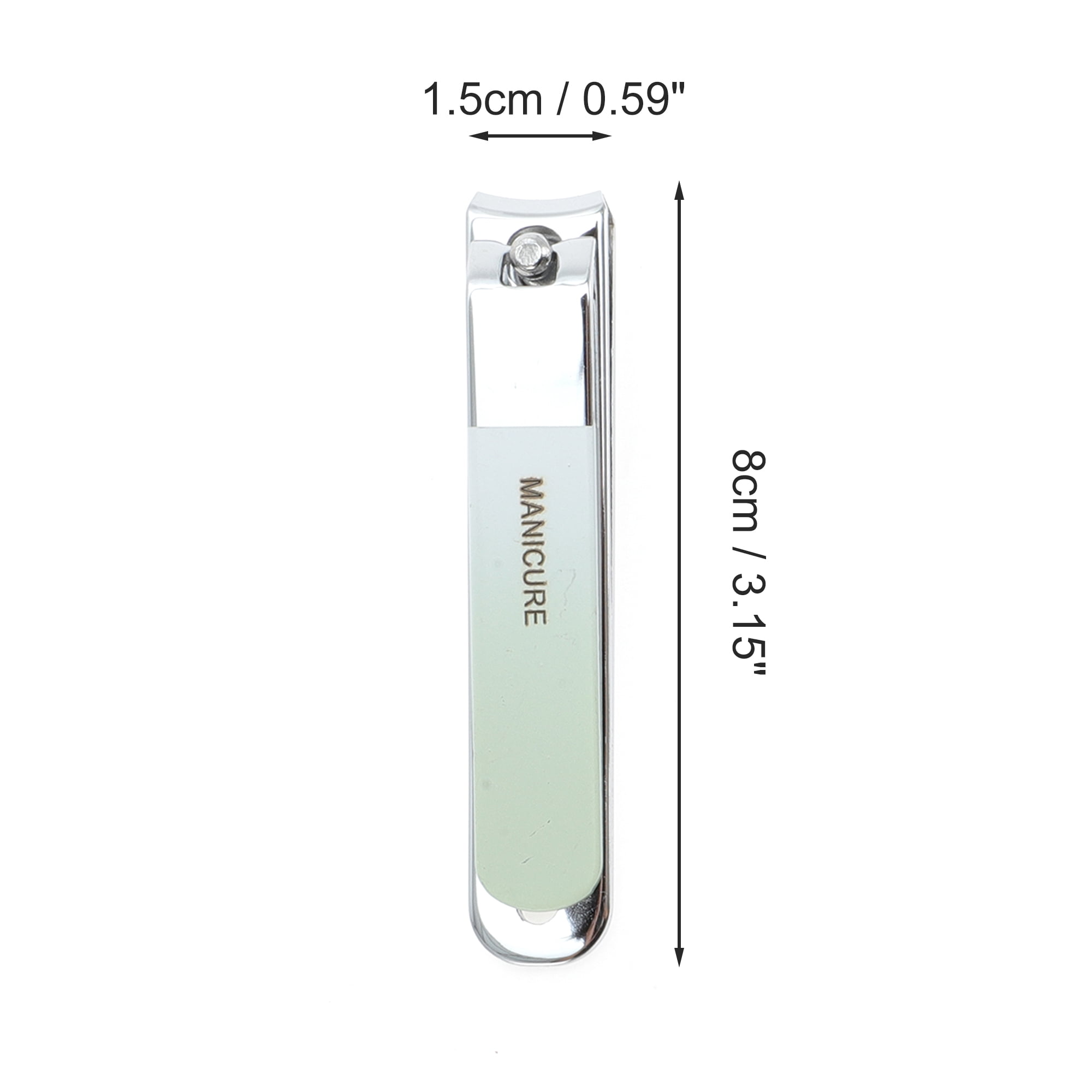 Unique Bargains Portable Rotation Nail Clipper Kit for Women for Men 1 Set Gradient Green