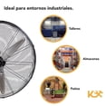 thumbnail image 3 of Ventilador Pedestal Industrial Kingsman 26 Pulgadas FVT26, 3 of 7