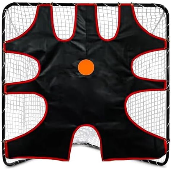 Lacrosse Shooting Target – Portable 6x6FT Target Cloth with 9 Hitting Zone for Corner Practice - Fit Lacrosse Goal Outside Backyard Training Boys Gifts$$Sport & Recreation Other