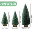thumbnail image 3 of Balsam Hill Christmas Trees,Mini Artificial Xmas Tree For Christmas Decoration Christmas Tree Miniature Table Decor Tree With Wooden Base Bottle Brush Tree For Home Christmas Decor Diy (5.1*13.8 In), 3 of 9