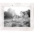 thumbnail image 2 of Rustic Farmhouse 4" x 4" White Wash Reclaimed Wood Picture Frame (1.50" Molding), 2 of 7