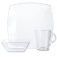 thumbnail image 4 of Gibson 130984.12RR Soho Lounge Dinnerware Glass, Clear - 12 Piece, 4 of 15