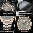 thumbnail image 4 of Poedagar top luxury brand casual men watch chronograph waterproof date full steel quartz men's watch business Relogio Masculino, 4 of 10