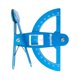 thumbnail image 1 of Reg de ángulo de timón modelo de a fija para Fixedwing, herramienta de ajuste de de timón de procesamiento CNC de aleación de Azul CUTICAT Regla de ángulo de timón, 1 of 7