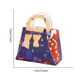 thumbnail image 3 of Honeeladyy 1 Pcs Halloween Small Candy Bag Handbag Gift Bag Multifunctional Non-Woven Fabric Halloween Bag for Gifts Wrapping, Halloween Party Supplies, 3 of 6