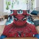 thumbnail image 2 of Spiderman Hombre Araña Conjunto de sábanas temático, trío de piezas, cómodo y amigable con la piel, diseño único, regalo de decoración para el hogar para familiares, amigos y fans,140cm *210cm, 2 of 6
