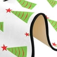 thumbnail image 4 of Kitchen Rugs and Mats Non-Skid Washable Runner Rugs Christmas Trees Seamless Pattern Long 72x24 inch for Floor Cushioned Hallway Entryway Indoor 2x6, 4 of 7