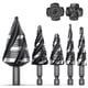 thumbnail image 1 of Juego de brocas escalonadas THINKWORK con cuatro flautas en espiral, 5 unidades, HSS, 1 of 8