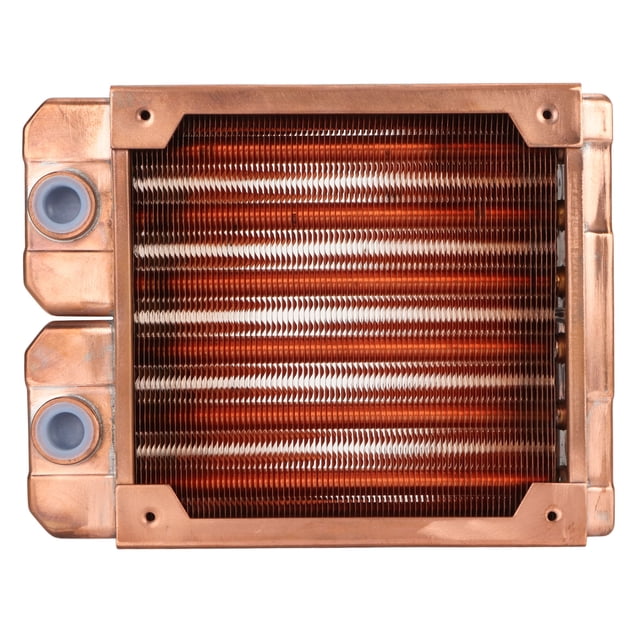 Radiador De Refrigeración Por Agua, Diseño De Módulo Múltiple De Intercambiador De Calor Líquido Rápido Compacto Con Rosca G1/4 Para Computadora