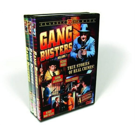 Gang Busters, Vol. 1-3 (DVD), Alpha Video, Drama