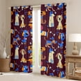 thumbnail image 3 of Feelyou Cute Anime Dog Black Out Curtains, Funny Pug Dalmatian Curtains Pack of 2 (42x63 Each), Teens Kids Boys Girls Bedroom Curtains, Living Room Curtains Decor, 3 of 7