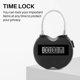 thumbnail image 2 of Smart Time Lock LCD Display Time Lock Multifunction Travel Electronic Timer, Waterproof USB Rechargeable Temporary Timer Padlock, 2 of 5