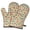 Pioneer Flower Floral-1, variant on Pioneer Flower Floral Print Pattern Oven Mitt 2-Pack Set, Heat Resistant Kitchen Gloves, 7.7" X 12"