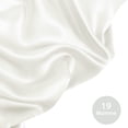 thumbnail image 6 of PiccoCasa 1 Pc 19 Momme Silk Pillowcase with Hidden Zipper King Pearl White 20" x 36", 6 of 7