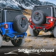 thumbnail image 7 of Ledkingdomus Off-Road Rear Bumper for 2018-2023 2024 Jeep Wrangler JL & Unlimited with D-Rings, 7 of 7