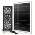 thumbnail image 1 of Ventilador de escape solar HNRLOY 25 W IP67 impermeable 3500 RPM, 1 of 9