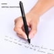 thumbnail image 5 of Bolígrafos de gel 0,5 mm Punta fina Blanco Transparente Cuerpo | Prensa de secado rápido para puntear | Escritura fluida | Pack de 5 Multicolores (Blanco, Azul, Verde, Rosa, Negro) | Plástico, 5 of 5