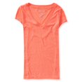 thumbnail image 2 of Camiseta básica con cuello en V Aeropostale Naranja Mediana, 2 of 2
