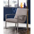 thumbnail image 2 of Leonard LCLNCHGR Contemporary Accent Chair, One Size, Grey Fabric, 2 of 2