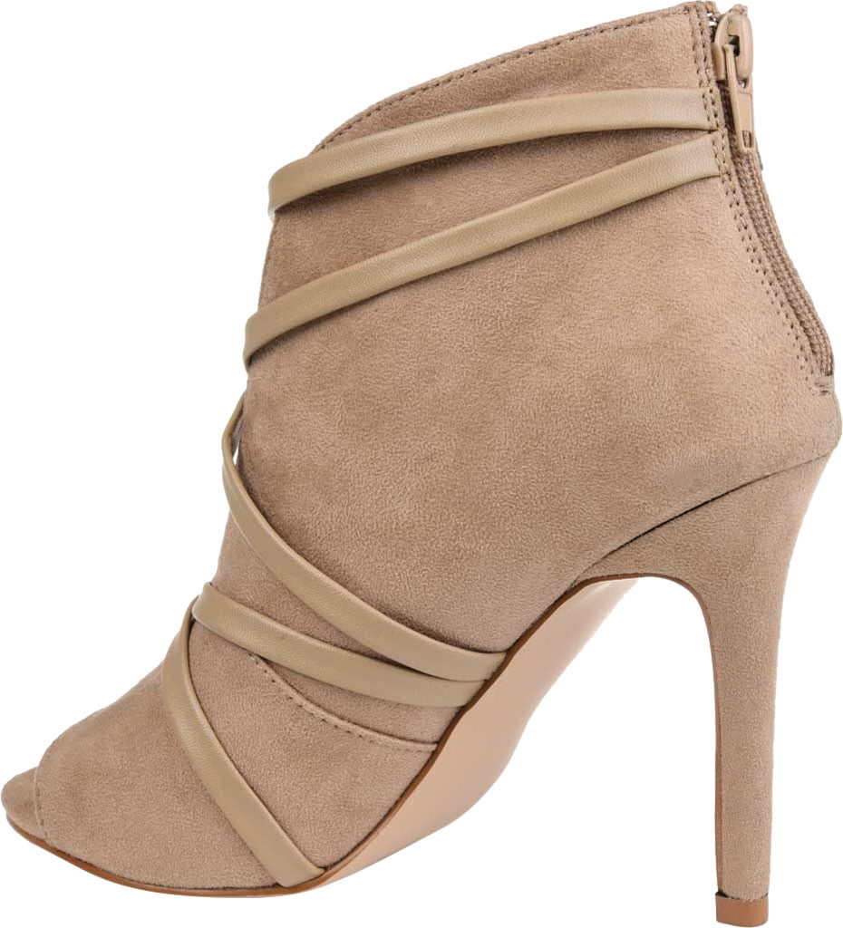 Bootie Taupe Faux Suede 