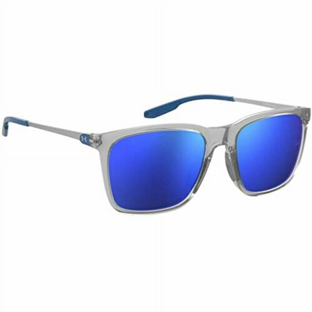 Under Armour Reliance Crystal Grey Soft Square Sunglasses - 063M Z0