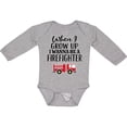 thumbnail image 3 of Inktastic Future Firefighter Kids Fireman Boys Long Sleeve Baby Bodysuit, 3 of 5